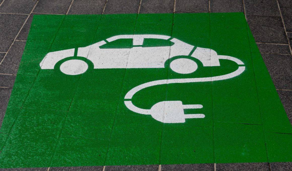 electric car charging logo
