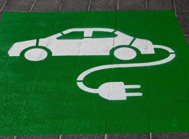 electric car charging logo
