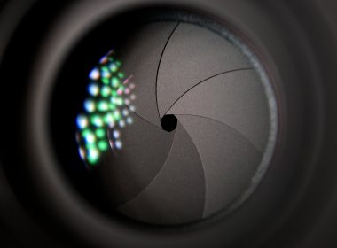 close up photo of camera shutter