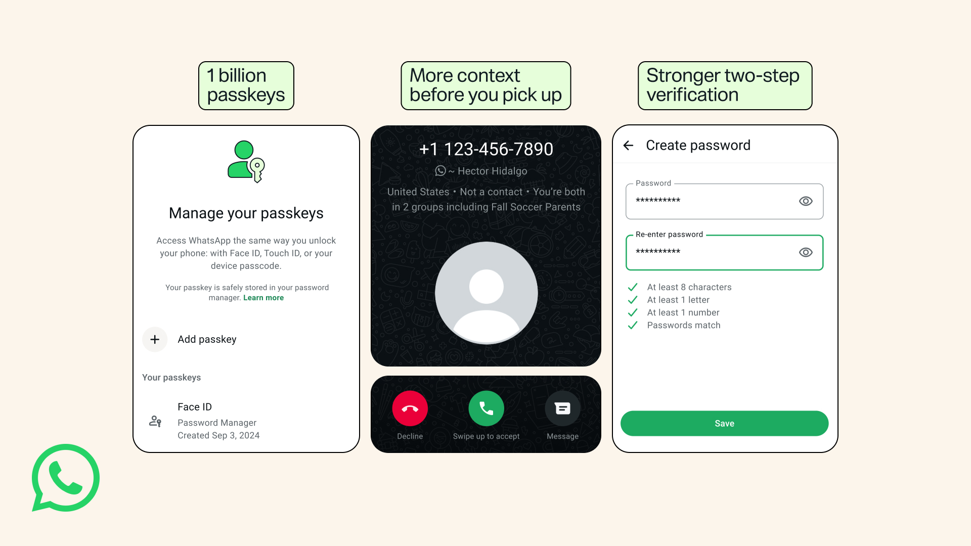 WhatsApp Adds Password-Based Verification and Caller Context to Fight Account Takeovers